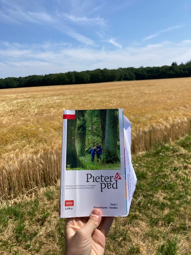 Training voor de Fishermens trail op het Pieterpad